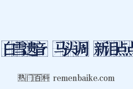 白雪遗音·马头调·新泪点点是什么意思的图片